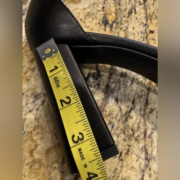 A New Day Ankle Strap Heels Memory Foam Womens Size 10 Black Color - Picture 7 of 8